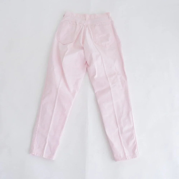 Vintage Chic Pink Barbie Tapered Leg  Denim Jeans - Picture 11 of 13